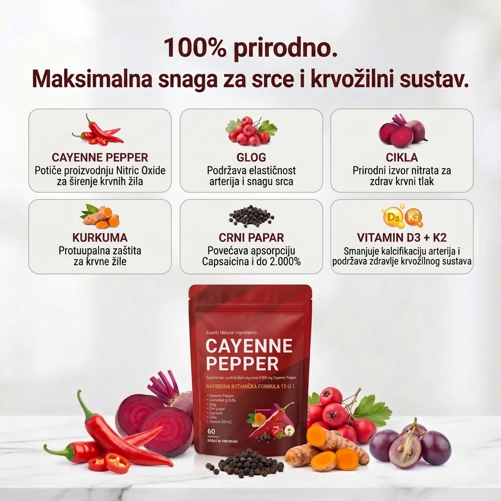 VIRZAV® Capsaicin Power – Cayenne Pepper kapsule