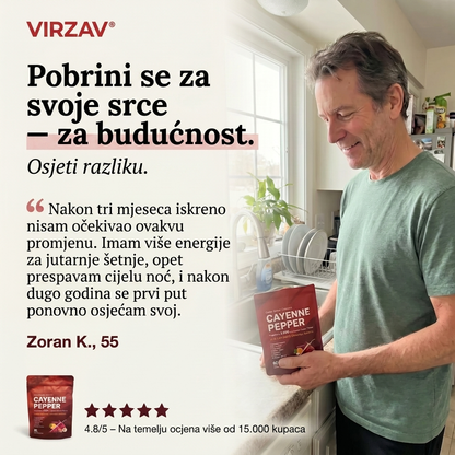 VIRZAV® Capsaicin Power – Cayenne Pepper kapsule